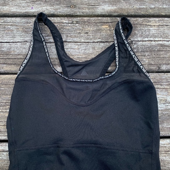 Never Worn NWOT Workout Tank With Mesh Details/Open Back, Xs - Picture 2 of 4